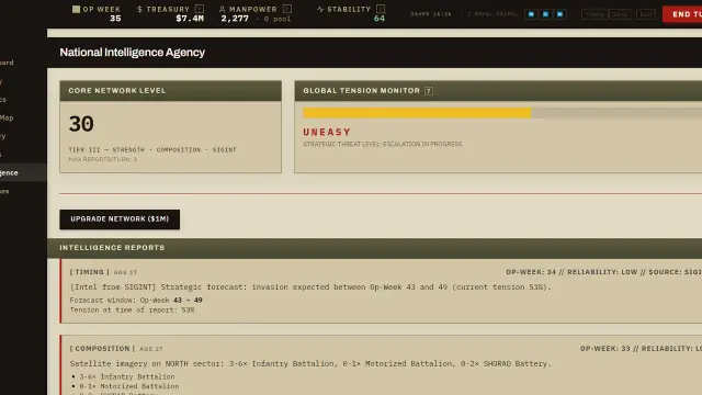 War Footing Munitions: Supply Tracking and System Mechanics